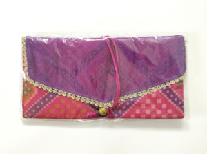 String envelope pouch (pink)